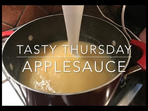 How to make homemade applesauce - a Tasty Thursday video