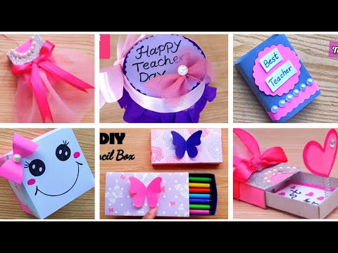 5 Amazing DIY Teacher's Day Gift Box Ideas | Happy Teacher's Day Crafts | Teachers Day Gifts 2024