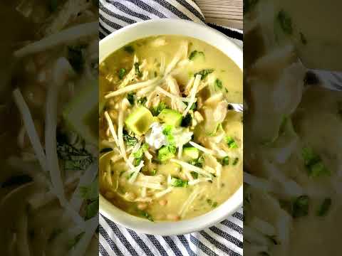 Green Chili Chicken Enchilada Soup