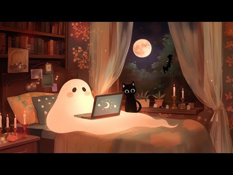 Ghostly Chill 👻 Relaxing Lo-fi Beats to Set the Halloween Mood