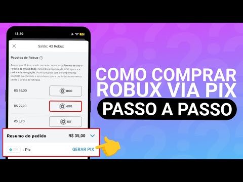 COMO COMPRAR ROBUX PELO PIX PELO CELULAR (FÁCIL)