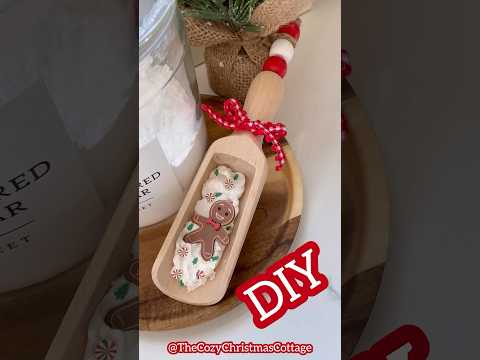 Gingerbread Christmas Craft #diy #christmas #shorts