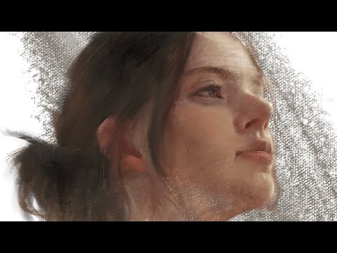 Digital painting. Portrait. Girl. 屏绘 数码绘画 肖像 女孩