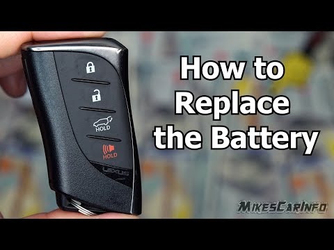 Lexus Key Fob -- How to Replace Battery