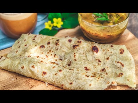 Homemade Roti Canai | Roti Prata (Indian Flatbread) with Dhal 🧡 印度煎餅和印度扁豆湯 [My Lovely Recipes]