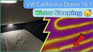 VW California T6.1 - Winter Sleeping 😴