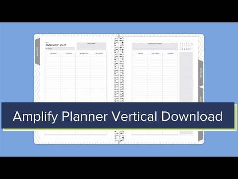 Free Amplify Planner Vertical Download