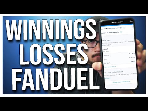 How to Find Winnings and Losses on FanDuel App (Profit and Bets)