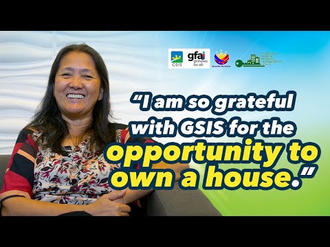 I'm so grateful with GSIS for the opportunity to own a house - Mabel's LWOB testimonial