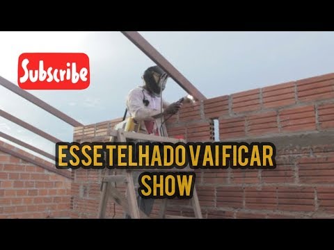 CONSTRUINDO A PRÓPRIA CASA #68 - FAZENDO A ESTRUTURA METÁLICA DO TELHADO DA CASA