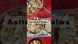 Atta Halwa Recipe | Atte ka Halwa | Instant Aata Halwa Recipe #shorts #cooking