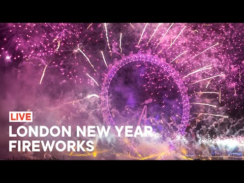 London New Year Live - United Kingdom Fireworks Welcome in 2025