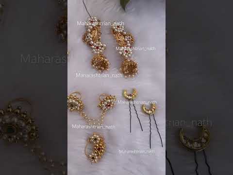 Maharashtrian jewellery ✨ booking number 9834784229 #shortvideo #nath #trending #fashion #marathi