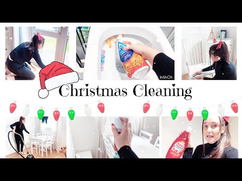 Christmas Clean with me 🌲🧼♥️❄️ speed clean