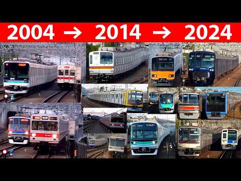 20年比較！東急東横･目黒線複々線区間を走る車両の今と昔 2004年･2014年･2024年