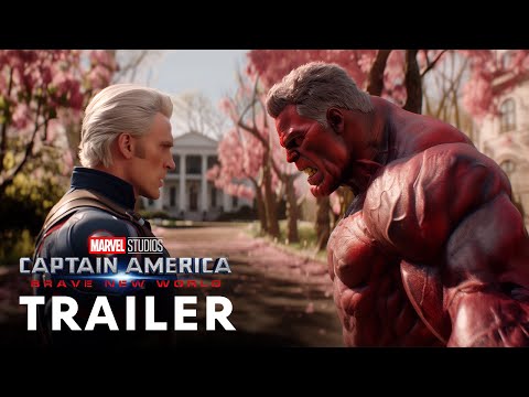 Captain America: Brave New World (2025) - New Trailer | Anthony Mackie, Harrison Ford