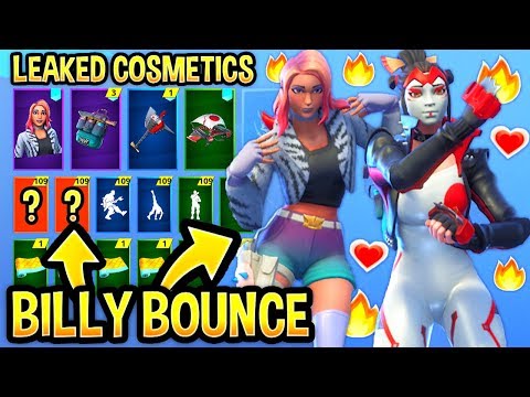 *NEW* All Leaked Fortnite Skins & Emotes..! *BILLY BOUNCE* (Starter Pack, Glitter Emote)