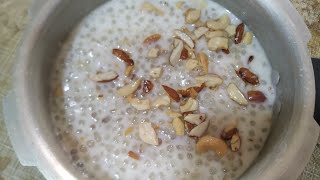 Saggubiyyam Payasam in Pressure Cooker Recipe | Sabudana Payasam | Sago Kheer Recipe | Saffus Kitche