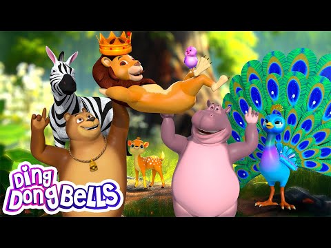 Jungle Jungle – Animal Song | जंगल जंगल – एनिमल सॉन्ग | Hindi Rhymes for Toddlers | Ding Dong Bells