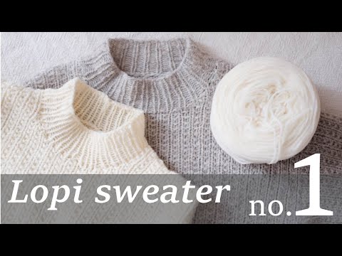 Lopi sweater —①背中(上)—