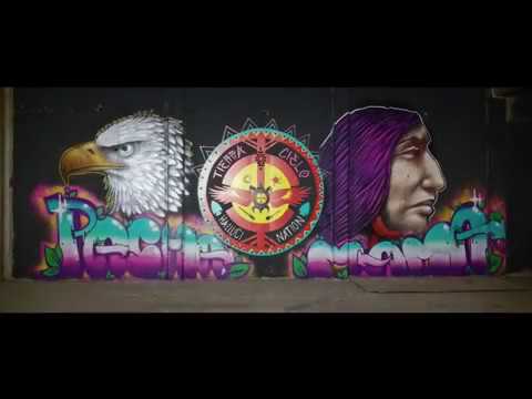 The Halluci Nation - The Light PT II Ft. Lido Pimienta (Mural Painting Timelapse)