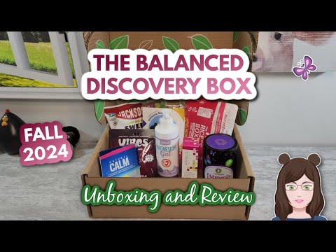 FALL 2024 BALANCED DISCOVERY BOX Unboxing!