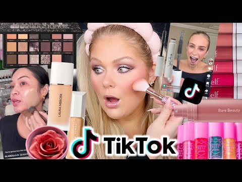 TESTING VIRAL MAKEUP TIKTOK MADE ME BUY 2024 🤯 WORTH THE HYPE?! | KELLY STRACK