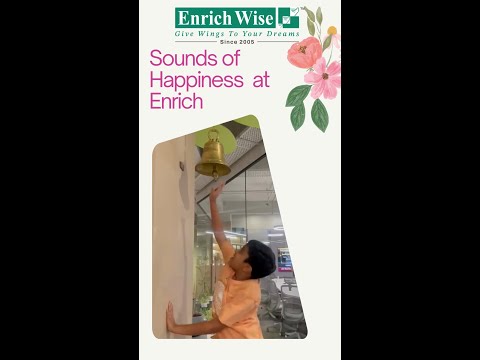 Sounds of happiness at Enrichwise. Have you rung the bell yet | Bell of Happiness | Enrichwise