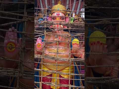 Khairatabad Biggest Ganesh Aagaman 2024 | Khairatabad Ganesh Eyes Open | Ganesh idol pranapratista