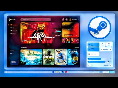 Gaming with Steam on FydeOS 19 • The Best Gaming OS for Low End PCs