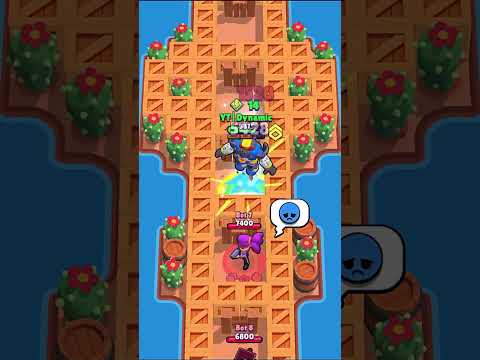 1 Vs 9 Bot Torture With Surge The Protector #brawlstars #shorts