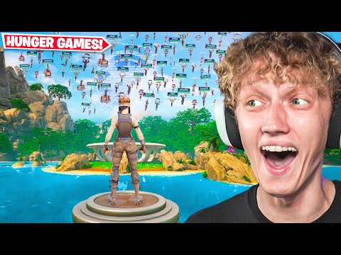 FORTNITE X HUNGER GAMES TOURNAMENT!