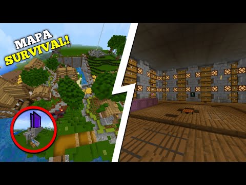 Download MAPA SURVIVAL Leve com Farms, Construções, Sala de Baús e Itens OPS - Mostrando Mapas #1