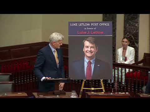 Cassidy Delivers Floor Speech Honoring Luke Letlow