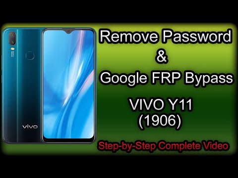 Remove Password And Google FRP Bypass Vivo Y11 1906 Panjnad TV