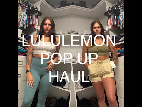 LULULEMON POP UP HAUL!