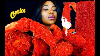 KING CRAB SEAFOOD BOIL MUKBANG | FRIED HOT CHEETOS | SEAFOOD | MUKBANG | ALFREDO SAUCE | ASMR EATING