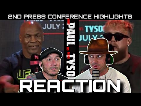 IT'S HEATING UP!!!! Tyson v Paul 2nd Press Conference Highlights REACTION!!!