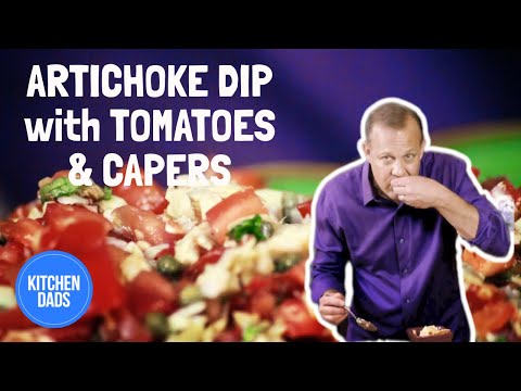 Artichoke Dip with Tomatoes and Capers - Your New Favorite Appetizer