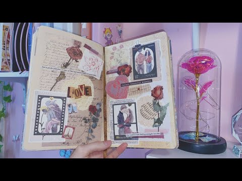 ASMR | Valentine’s Day Scrapbooking 💘2024