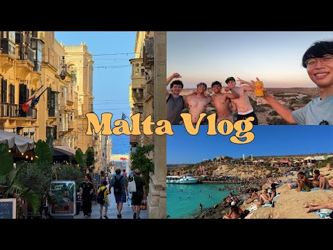 Solo Trip to Malta 🇲🇹 / Valletta / Comino Island / Sunset / Mediterranean Climate [Vol. 198]