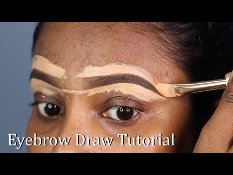 Eyebrow Tutorial For Beginners/ Perfect Eyebrow Makeup/ Easy Eyebrow Draw Technique