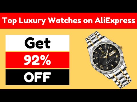 Top 4 Luxury Watches on AliExpress from OLEVS & POEDAGAR – Up to 92% OFF!