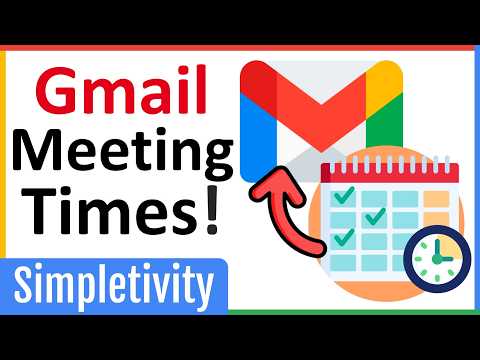 How to Share Your Availability in Gmail (Add Meeting Times)