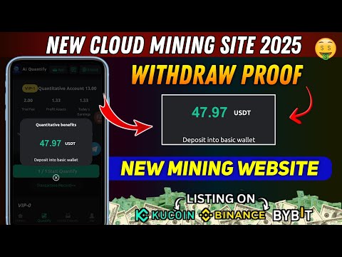 Free cloud mining sites with no deposit necessary | New Usdt Mall Website | crypto tech earning 2025