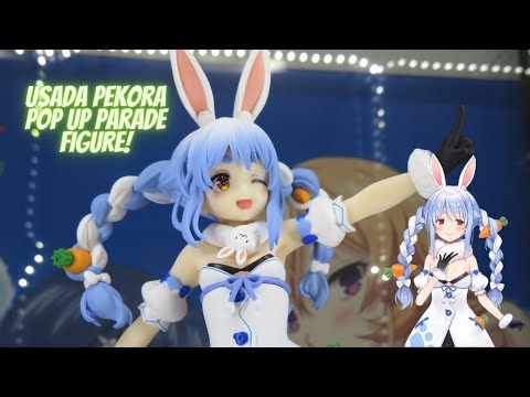 Usada Pekora figure from pop up parade unboxing!