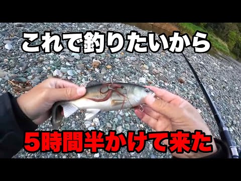 このバカでかいルアーで釣りたいが為に片道5時間半かける釣りバカの悲しい1日