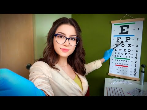 ASMR Relaxing Eye Exam 😴 Light Triggers for Sleep ✿