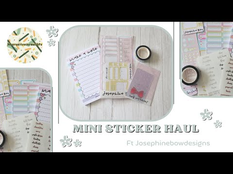 Sticker Haul ft Josephinebowdesigns - July 2024