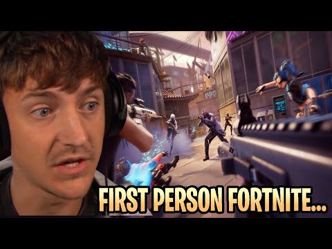 Ninja, CourageJD & Tim React To Fortnite's New FIRST PERSON Ranked Game Mode! (CS:GO Competitor)